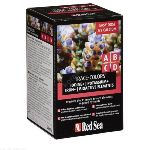 Red Sea Coral Colors A-B-C-D 4pack x 100ml