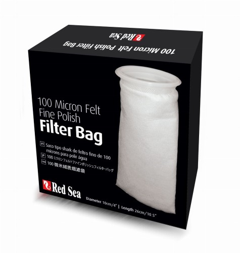 Red Sea 100 micron Felt Fine Polish filter bag - 100(4")/260(10.5")