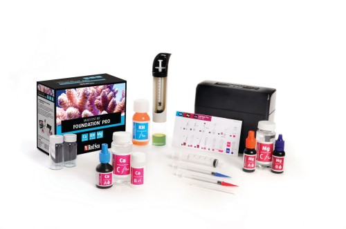 Red Sea Reef Foundation Pro test kit (Ca,Alk,Mg) - testy kropelkowe Ca, KH, Mg