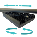 D-D OTM RAIL FOR 120CM TANK WITH 2 x SWIVEL - szyny do montażu lamp Al Hydra
