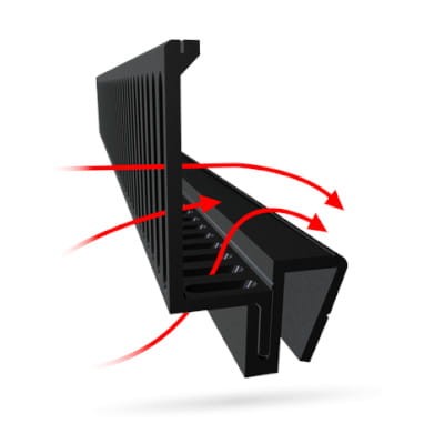 Grzebień przelewowy ULTRAFLOW WEIR COMB 60cm do akwarium morskiego - większy przepływ wody