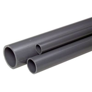 PVC-U Rura ciśnieniowa D-16 x 1.5 mm ISO-PN16 szary 1 metr 0329116