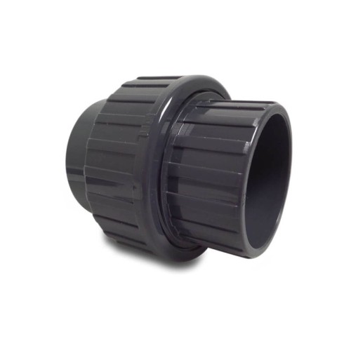PVC-U Dwuzłączka - Śrubunek D-40 KW 16bar szary 0110074
