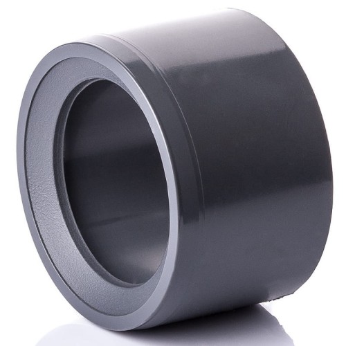 PVC-U Redukcja krótka D-40 x 32 mm KZ x KW 16bar szary 0110740