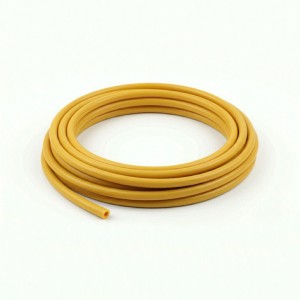 Wężyk 1/4" żółty PU